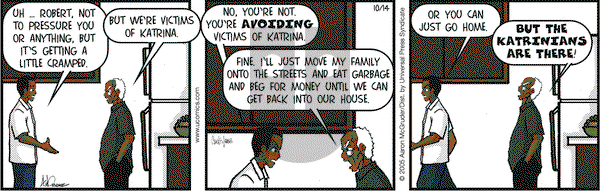 The Boondocks on Wednesday February 22, 2006 Comic Strip