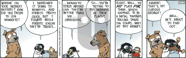 Get Fuzzy on Friday April 17, 2009 Comic Strip