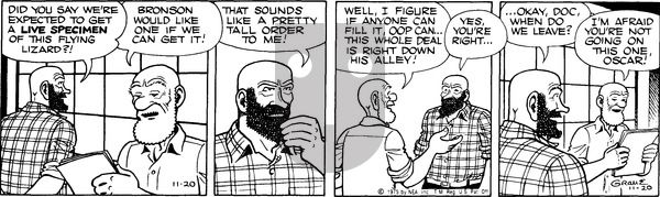 Alley Oop on Thursday November 20, 1975 Comic Strip