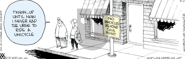 Non Sequitur - Thursday September 11, 2008 Comic Strip
