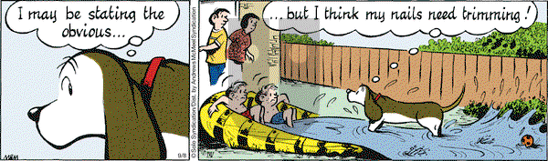 Fred Basset on Friday September 8, 2017 Comic Strip