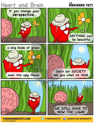 The Awkward Yeti on Sunday April 19, 2015 Comic Strip