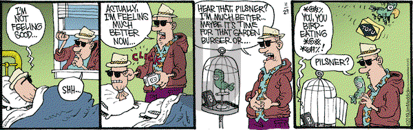 Monty on Friday November 29, 2019 Comic Strip
