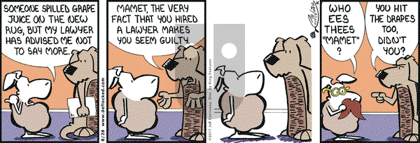 DeFlocked on Monday August 28, 2017 Comic Strip
