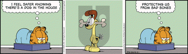 Garfield on Wednesday May 1, 2019 Comic Strip
