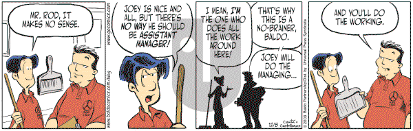 Baldo on Monday December 8, 2008 Comic Strip