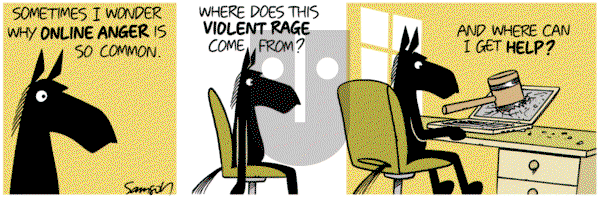 Dark Side of the Horse on Wednesday November 1, 2017 Comic Strip