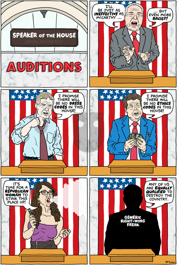 Brian McFadden on Tuesday October 10, 2023 Comic Strip