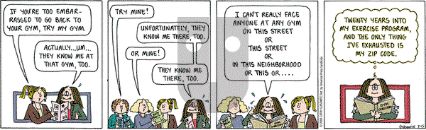 Cathy Classics on Saturday March 15, 2008 Comic Strip