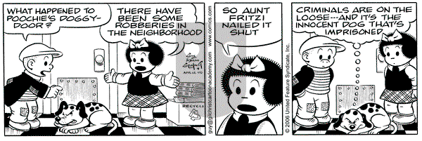 Nancy on Wednesday April 12, 2006 Comic Strip