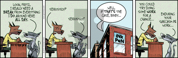 Ink Pen - Tuesday August 24, 2010 Comic Strip
