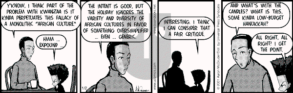 The Boondocks - Tuesday January 2, 2001 Comic Strip