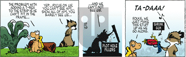 Over the Hedge on Wednesday October 30, 2019 Comic Strip