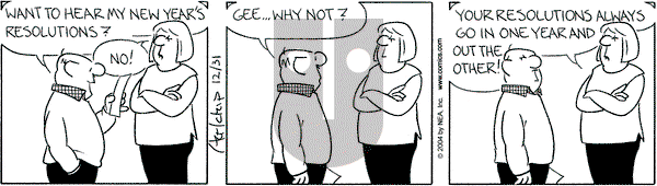 The Born Loser on Friday December 31, 2004 Comic Strip