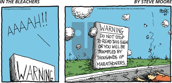 In the Bleachers on Sunday March 4, 2012 Comic Strip