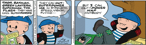 Nancy on Thursday July 7, 2011 Comic Strip