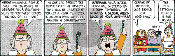 Cathy Classics - Saturday December 30, 2000 Comic Strip
