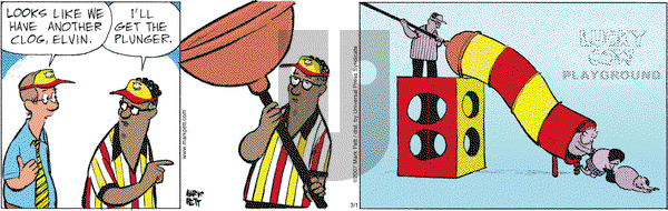 Lucky Cow on Thursday March 1, 2007 Comic Strip