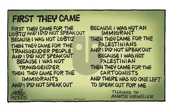 Mike Peters on Thursday April 3, 2025 Comic Strip