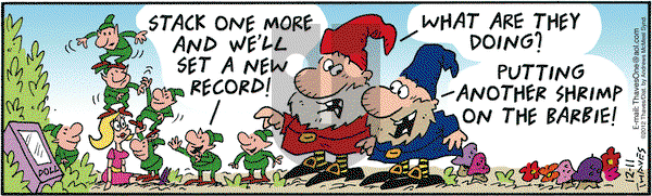 Frank and Ernest on Monday December 11, 2017 Comic Strip