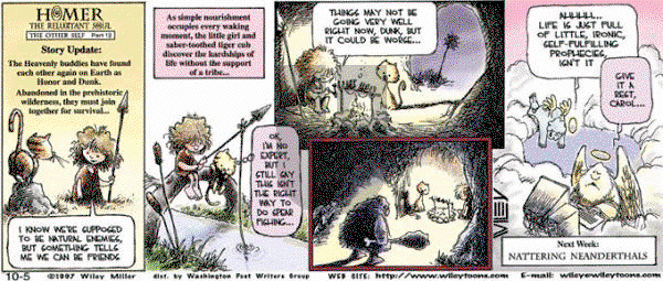 Non Sequitur on Wednesday November 26, 1997 Comic Strip