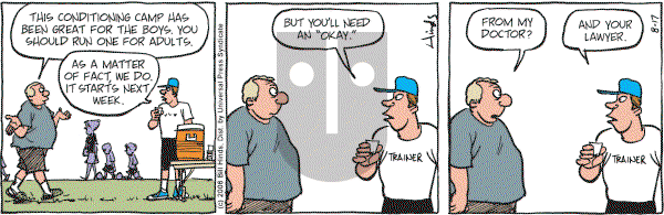 Cleats - Thursday August 17, 2006 Comic Strip