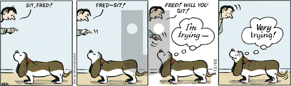 Fred Basset on Friday December 2, 2011 Comic Strip