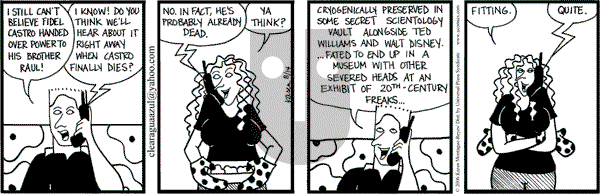 Clear Blue Water on Monday August 14, 2006 Comic Strip