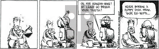 Non Sequitur on Tuesday March 17, 1992 Comic Strip