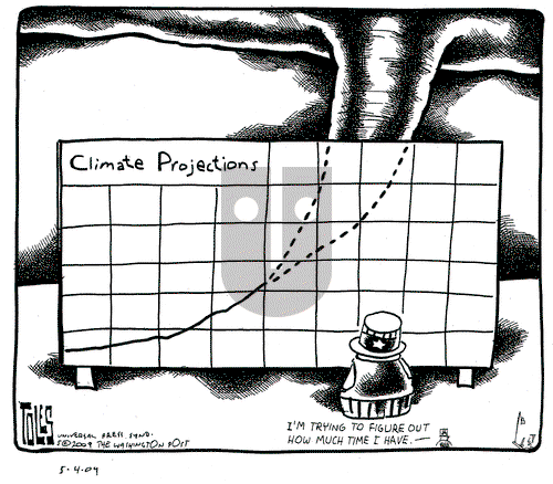 Tom Toles on Monday May 4, 2009 Comic Strip