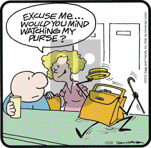 Ziggy on Thursday December 29, 2016 Comic Strip