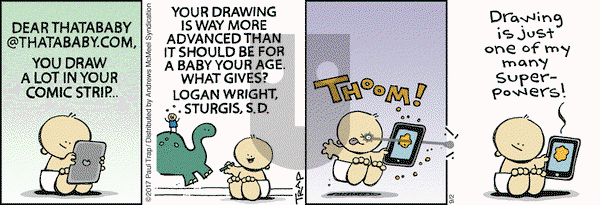 Thatababy on Saturday September 2, 2017 Comic Strip