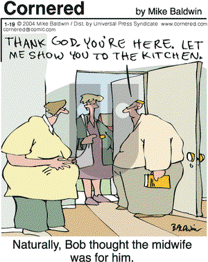 Cornered on Monday January 19, 2004 Comic Strip