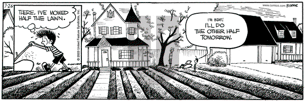 Grand Avenue on Monday August 25, 2003 Comic Strip