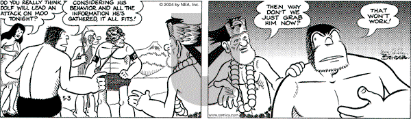Alley Oop on Monday May 3, 2004 Comic Strip