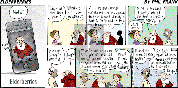 The Elderberries on Sunday April 20, 2008 Comic Strip