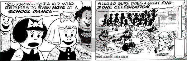 Nancy - Wednesday November 8, 2000 Comic Strip