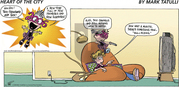 Heart of the City on Sunday January 1, 2006 Comic Strip
