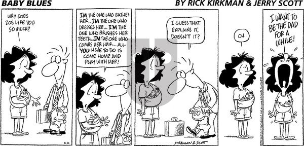 Baby Blues on Sunday August 20, 1995 Comic Strip