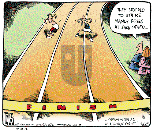 Tom Toles on Thursday October 25, 2012 Comic Strip