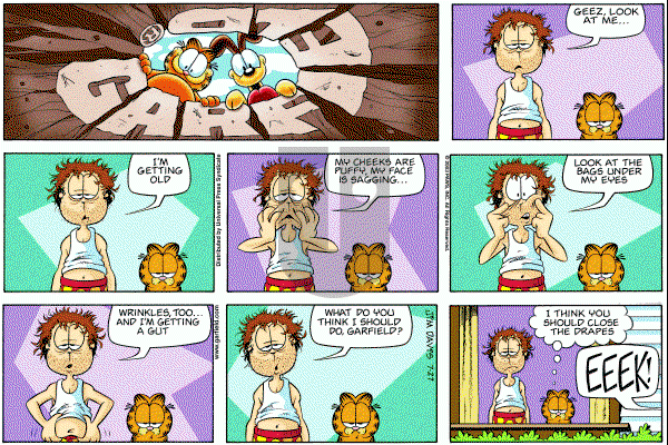 Garfield - Sunday July 27, 2003 Comic Strip