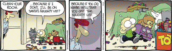 The Buckets on Tuesday December 17, 2019 Comic Strip