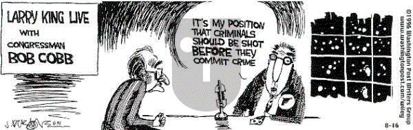 Non Sequitur on Friday August 16, 1996 Comic Strip