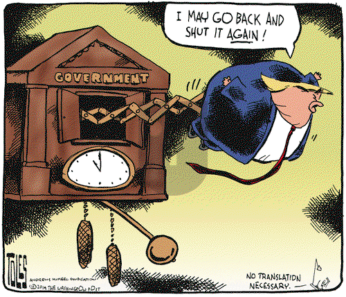 Tom Toles on Tuesday February 12, 2019 Comic Strip