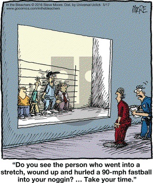 In the Bleachers on Tuesday May 17, 2016 Comic Strip