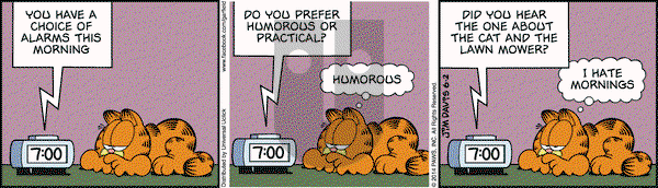 Garfield on Monday June 2, 2014 Comic Strip