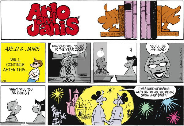 Arlo and Janis on Sunday June 18, 2000 Comic Strip