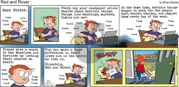 Red and Rover on Sunday October 4, 2015 Comic Strip