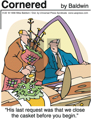 Cornered on Saturday August 22, 1998 Comic Strip