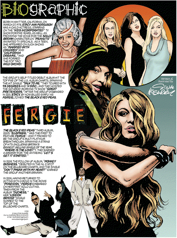 Biographic on Sunday September 24, 2006 Comic Strip